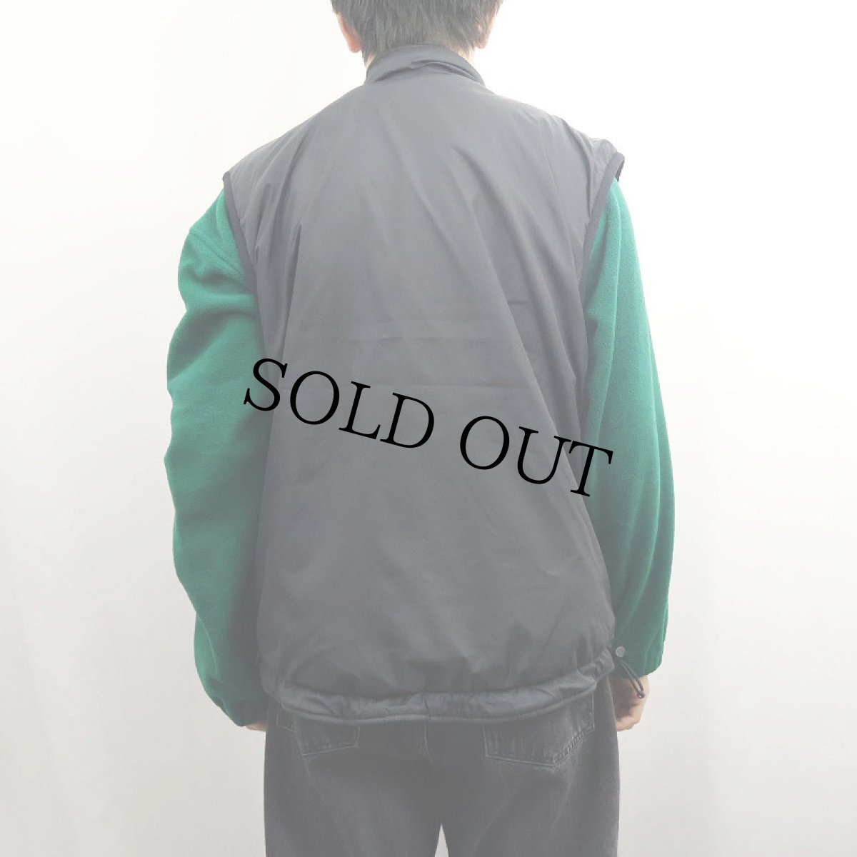 画像4: 90's POLO SPORT Ralph Lauren 裏フリース リバーシブル ソフトシェルベスト BLACK L (4)