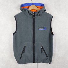画像2: 90's POLO SPORT Ralph Lauren USA製 "RL-67 MARINE SYSTEM" フーデッド フリースジップベスト M (2)