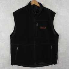 画像2: 90's POLO SPORT Ralph Lauren 裏フリース リバーシブル ソフトシェルベスト BLACK XL (2)
