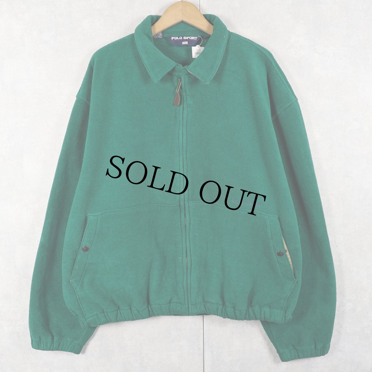 画像1: 90's POLO SPORT Ralph Lauren USA製 フリーススイングトップ XXL (1)