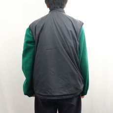 画像4: 90's POLO SPORT Ralph Lauren 裏フリース リバーシブル ソフトシェルベスト BLACK XL (4)