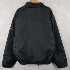 画像4: 90's POLO SPORT Ralph Lauren ロゴパッチ付き 中綿入り リバーシブルプルオーバージャケット RED×BLACK  XXL (4)