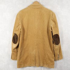 画像2: POLO Ralph Lauren エルボーパッチ付き 太畝 コーデュロイテーラードジャケット XL (2)