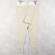 画像2: 40's U.S.ARMY ウール×コットン ドロワーズパンツ SIZE32 (2)