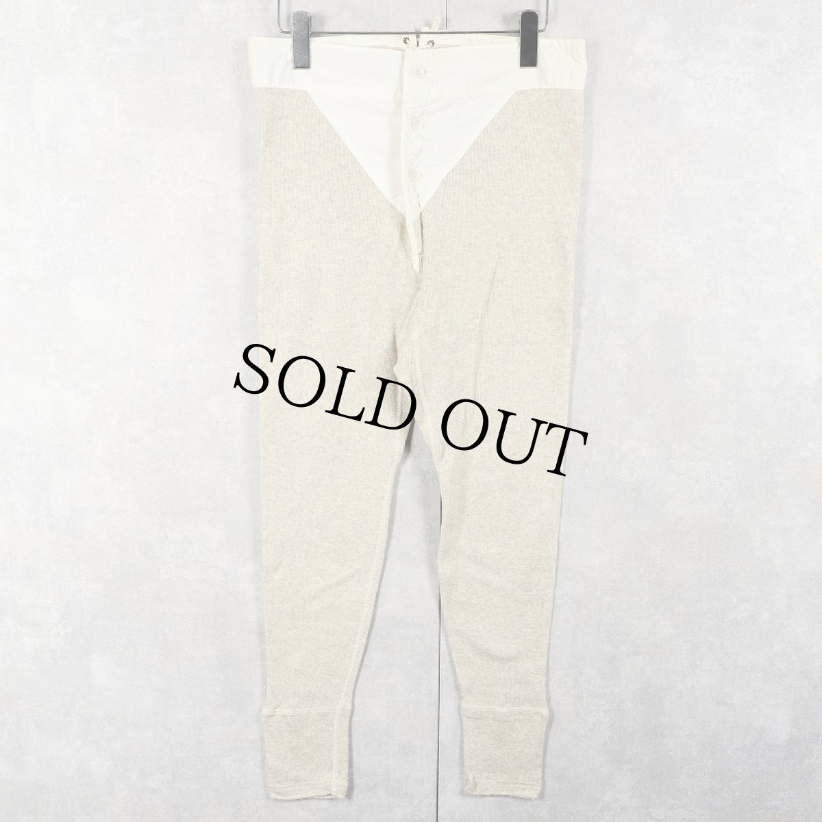 画像1: 40's U.S.ARMY ウール×コットン ドロワーズパンツ SIZE32 (1)