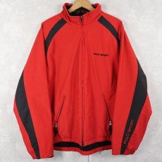 画像1: 90's POLO Ralph Lauren 裏フリース コットン×ナイロン リバーシブルジャケット XL (1)