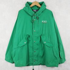 画像1: 90's POLO SPORT Ralph Lauren ロゴ刺繍 コットンパーカー L (1)