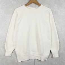 画像1: 60's Hanes 無地ラグランスウェット L (1)