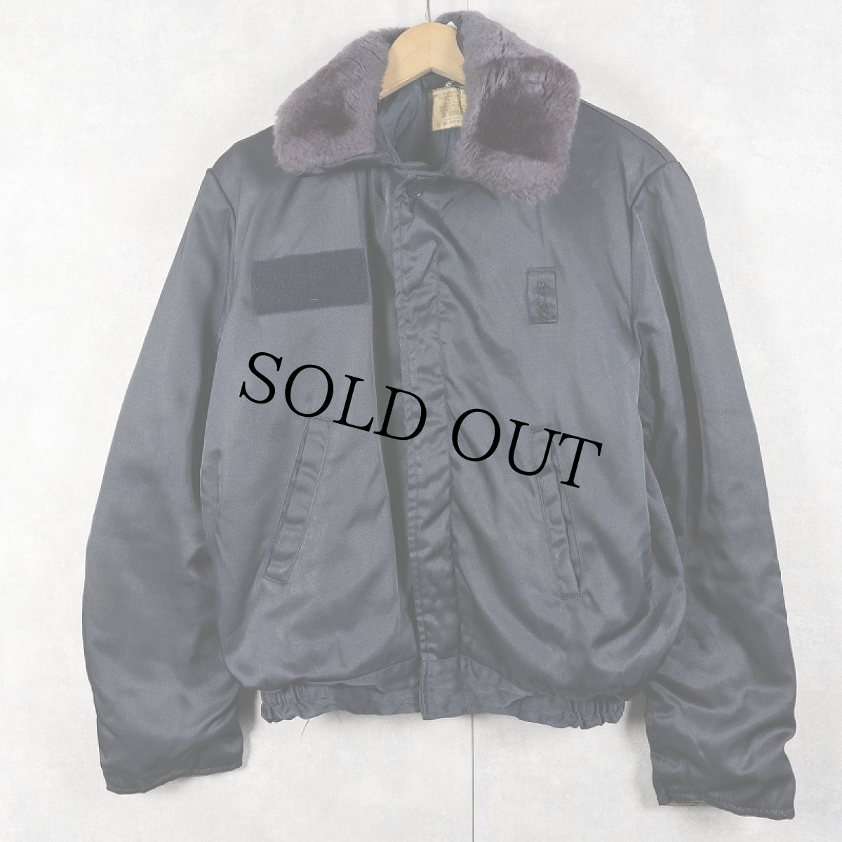 画像1: 70's CWU-46/P SECURITY POLICE COLD WEATHER JACKET 36REGULAR (1)