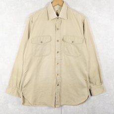 画像1: 60's Elbeco マチ付き コットンツイル ワークジャケット  (1)