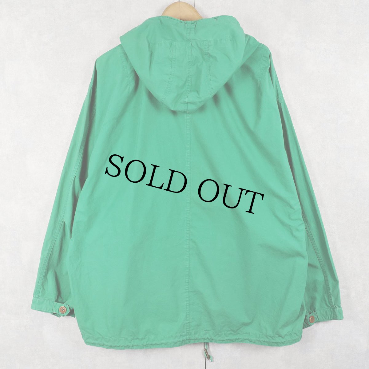 画像4: 90's POLO SPORT Ralph Lauren ロゴ刺繍 コットンパーカー L (4)