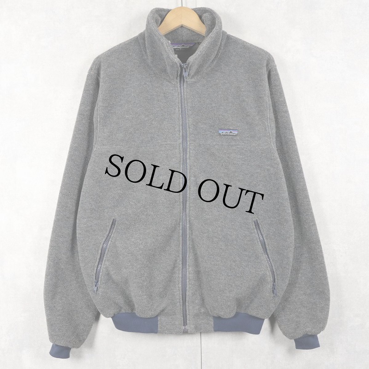 画像1: 80's Patagonia USA製 フリースジップジャケット L (1)