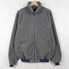 画像1: 80's Patagonia USA製 フリースジップジャケット L (1)