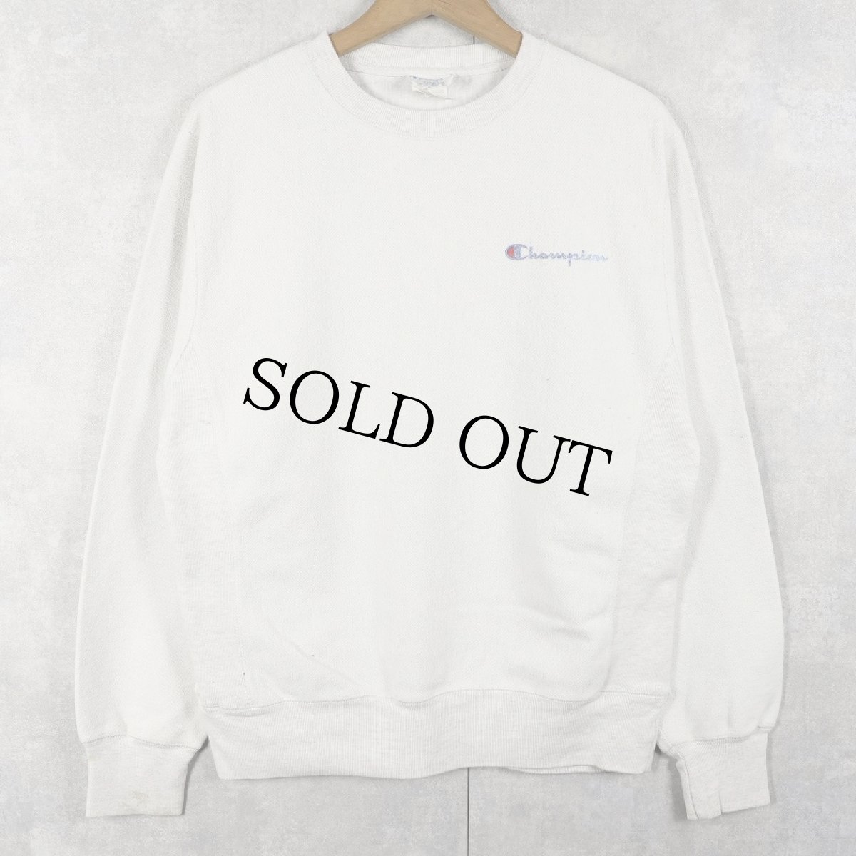 画像1: 2000's Champion REVERSE WEAVE インサイドアウト ロゴプリントスウェット S (1)