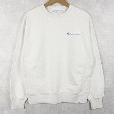 画像1: 2000's Champion REVERSE WEAVE インサイドアウト ロゴプリントスウェット S (1)