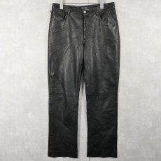 画像1: POLO JEANS CO. RALPH LAUREN レザーパンツ W31 (1)