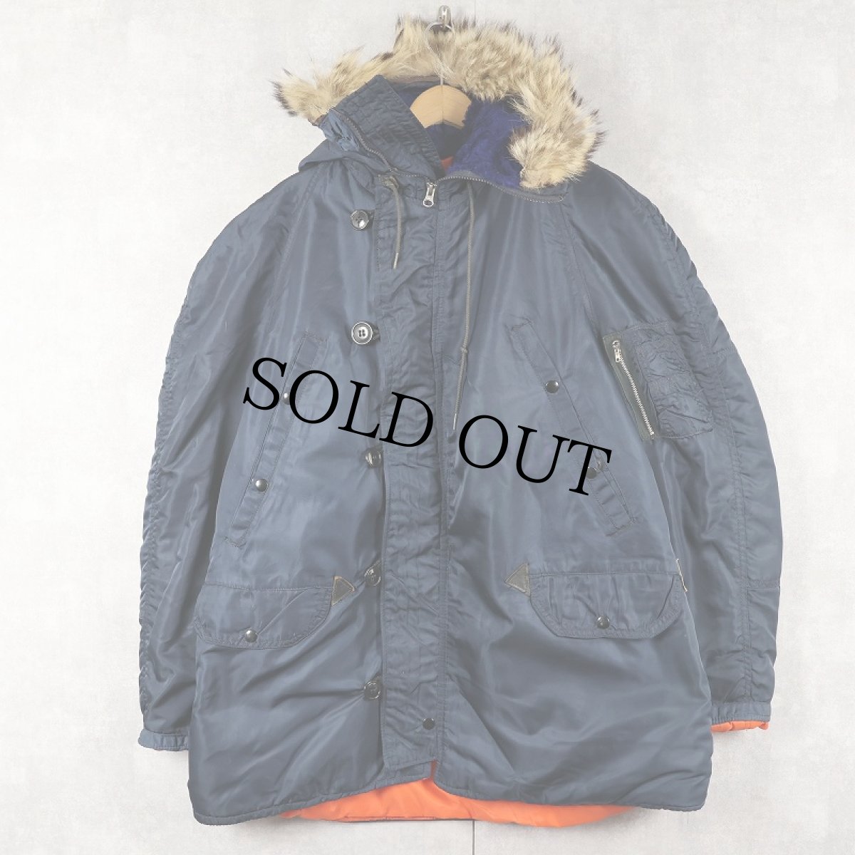 画像1: 70〜80's 民間品 "N-3B TYPE" フライトジャケット MEDIUM (1)