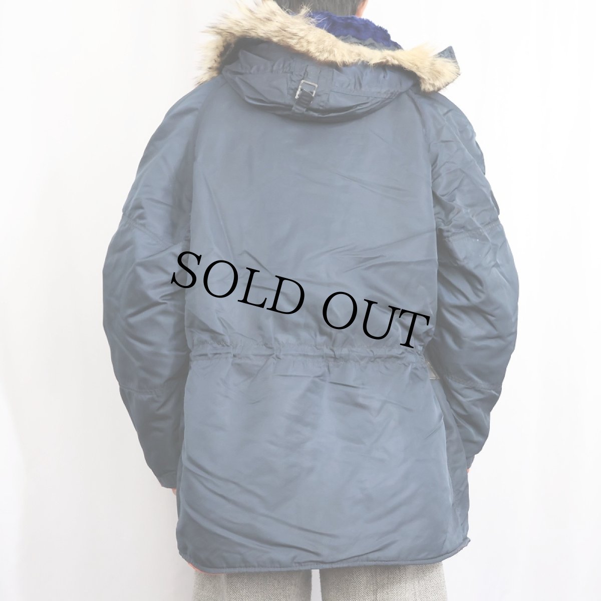 画像3: 70〜80's 民間品 "N-3B TYPE" フライトジャケット MEDIUM (3)