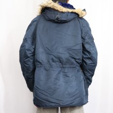 画像3: 70〜80's 民間品 "N-3B TYPE" フライトジャケット MEDIUM (3)