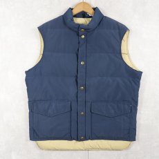 画像1: 80〜90's Woolrich ダウンベスト NAVY (1)
