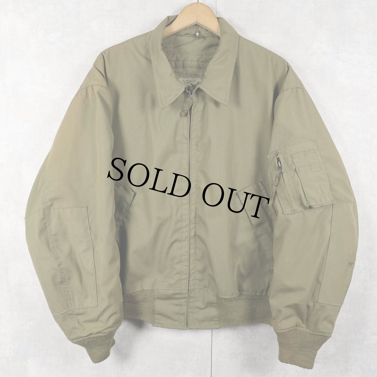 画像1: 民間品 90's ALPHA INDUSTRIES CVC タンカースジャケット X-LARGE SHORT (1)