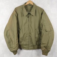 画像1: 民間品 90's ALPHA INDUSTRIES CVC タンカースジャケット X-LARGE SHORT (1)