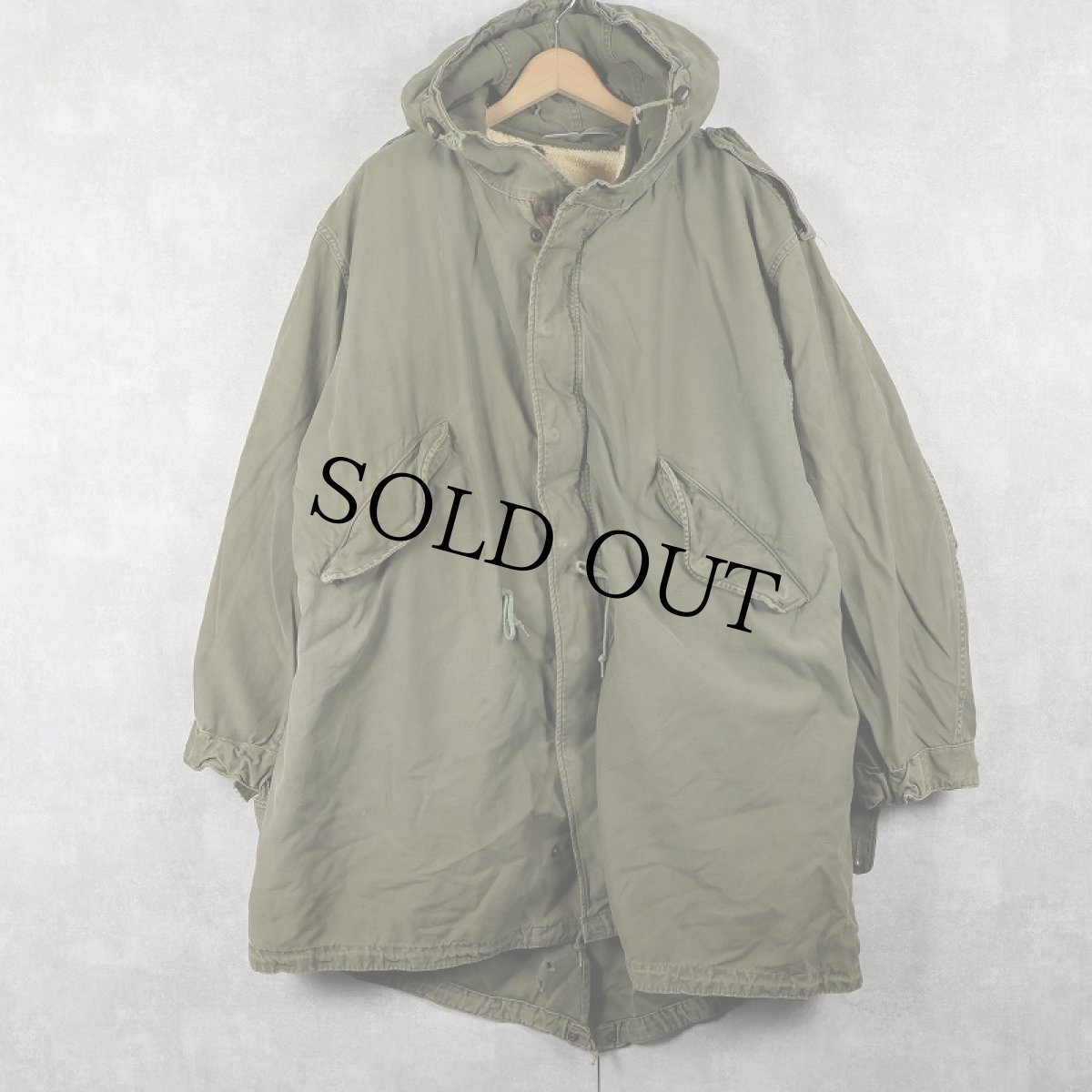 画像1: 50's U.S.ARMY M-51 ライナー付き モッズコート (1)