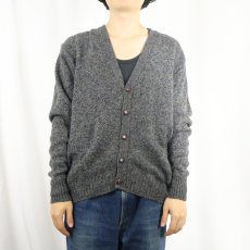 画像2: PENDLETON ネップ混 ウールニットカーディガン M (2)