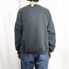 画像3: 90〜2000's Hanes 無地スウェット BLACK XL (3)