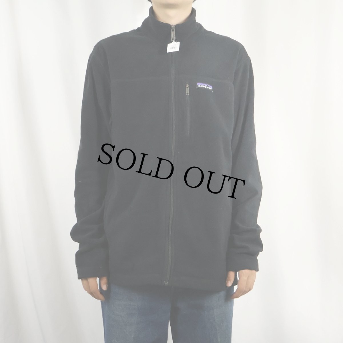 画像2: 2015SS Patagonia フリースジップジャケット BLACK L (2)