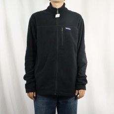 画像2: 2015SS Patagonia フリースジップジャケット BLACK L (2)