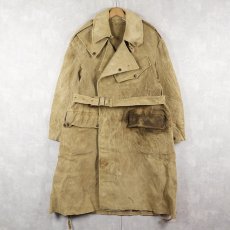 画像1: 40's BRITISH ARMY ディスパッチモーターサイクルコート (1)