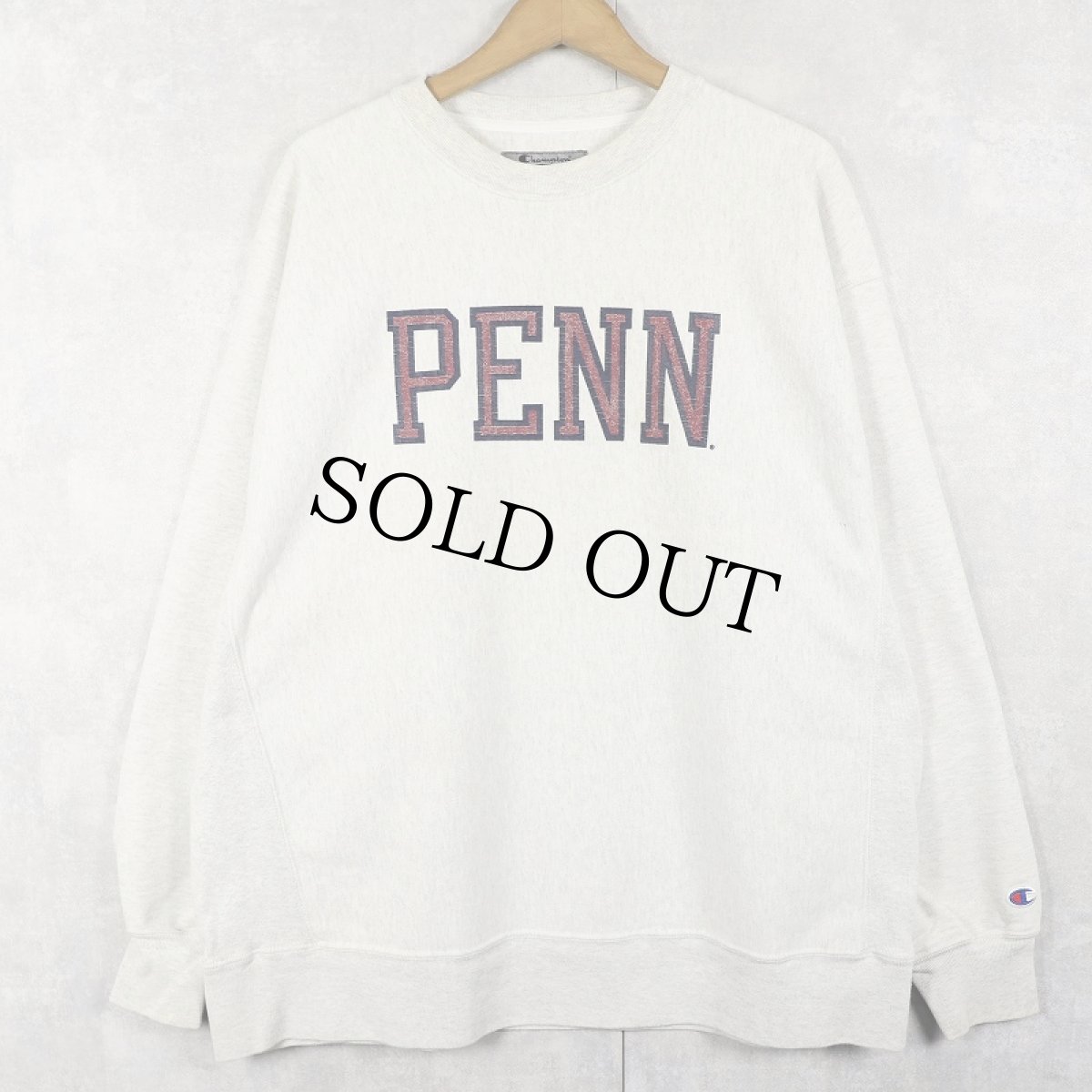 画像2: 2000's Champion REVERSE WEAVE "PENNSYLVANIA" プリントスウェット XL (2)