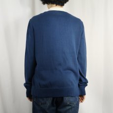 画像3: 80's McGREGOR ITALY製 レザー切り替え ニットジャケット (3)