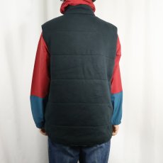 画像3: POLO Ralph Lauren 中綿入り スウェットベスト BLACK L (3)