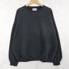 画像1: 90〜2000's Hanes 無地スウェット BLACK XL (1)