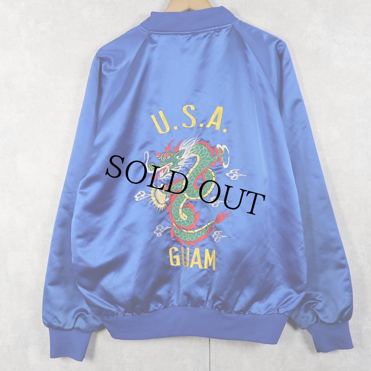 画像1: 80's "U.S.A. GUAM" スーベニアジャケット M (1)