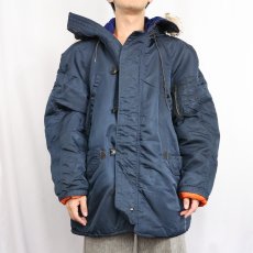 画像2: 70〜80's 民間品 "N-3B TYPE" フライトジャケット MEDIUM (2)
