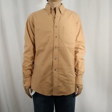 画像2: 80〜90's L.L.Bean シャモアクロスボタンダウンシャツ M (2)