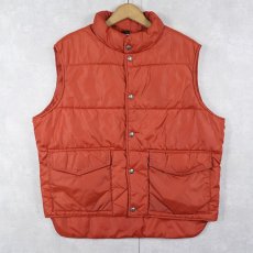 画像1: 80's Woolrich ナイロンダウンベスト L (1)