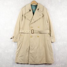 画像1: 70〜80's Brooks Brothers ENGLAND製 ダブルブレストトレンチコート (1)