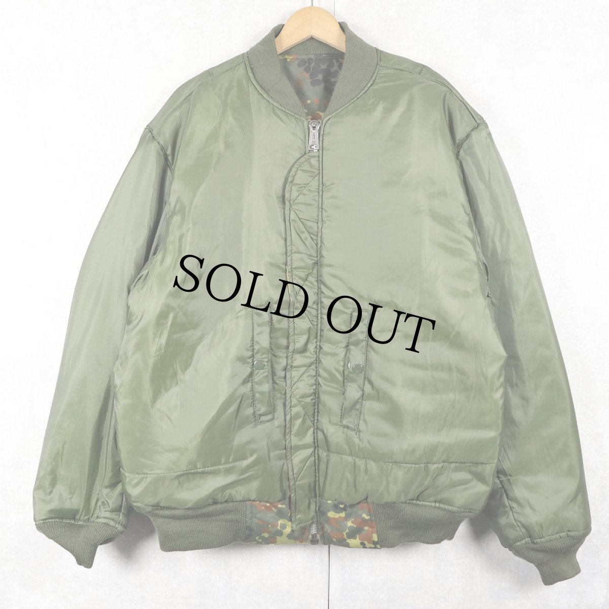 画像2: MA-1 TYPE フレクターカモ柄 フライトジャケット XX-LARGE (2)