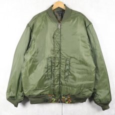 画像2: MA-1 TYPE フレクターカモ柄 フライトジャケット XX-LARGE (2)