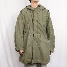 画像2: 50's U.S.ARMY M-51 ライナー付き モッズコート (2)