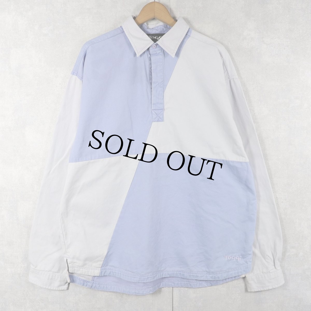 画像1: Toggi パネル切り替え コットンプルオーバーシャツ (1)