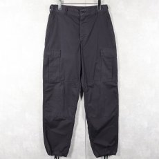 画像1: 90's U.S.ARMY BDUカーゴパンツ BLACK MEDIUM-REGULAR (1)