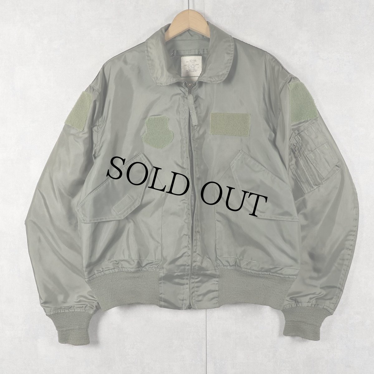 画像1: 90's U.S.AIR FORCE CWU-36/P フライトジャケット LARGE (1)