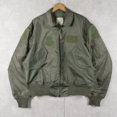 画像1: 90's U.S.AIR FORCE CWU-36/P フライトジャケット LARGE (1)