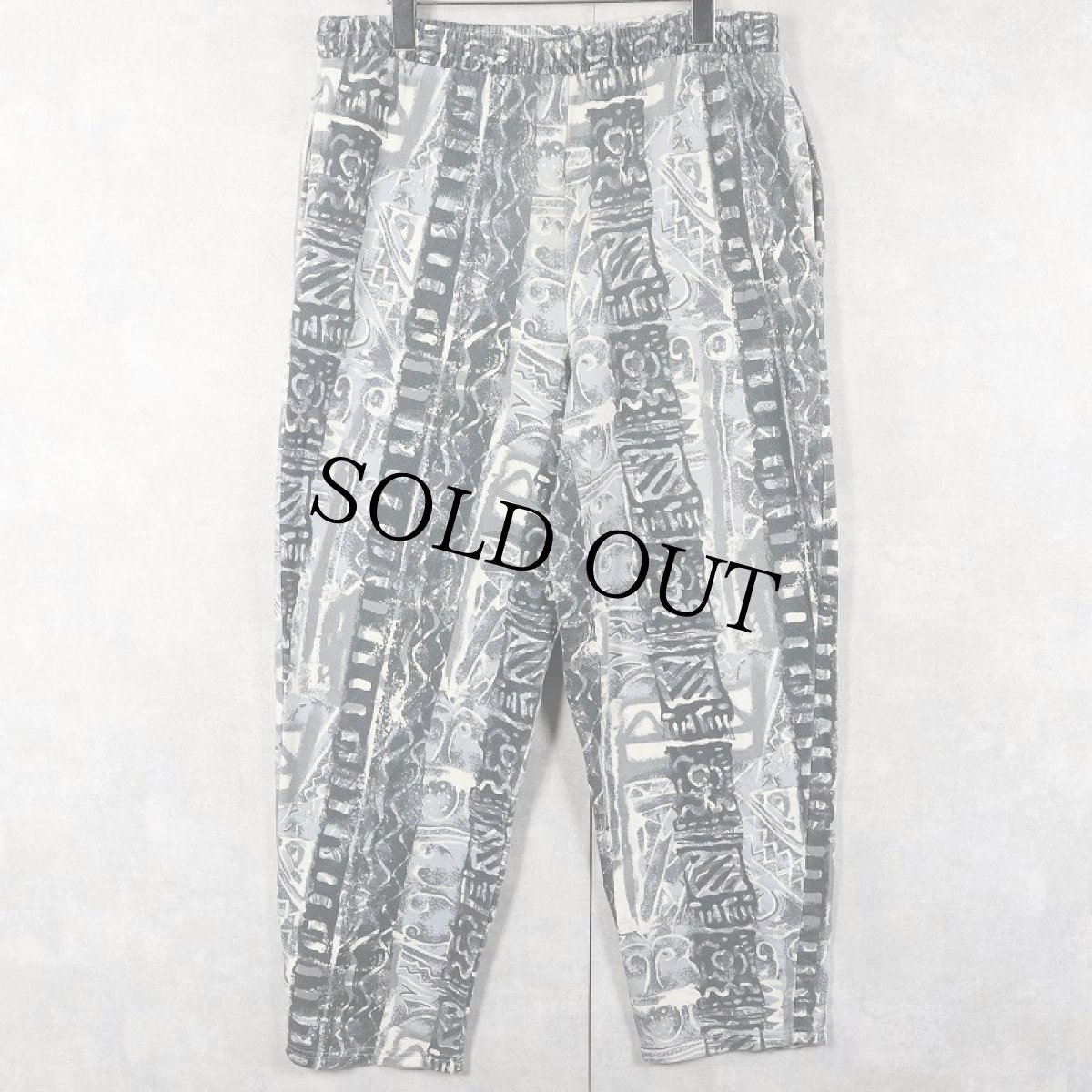 画像1: 総柄 スウェットパンツ W20-43 (1)