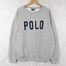 画像1: 90's POLO SPORT Ralph Lauren ロゴワッペン付き スウェット L (1)